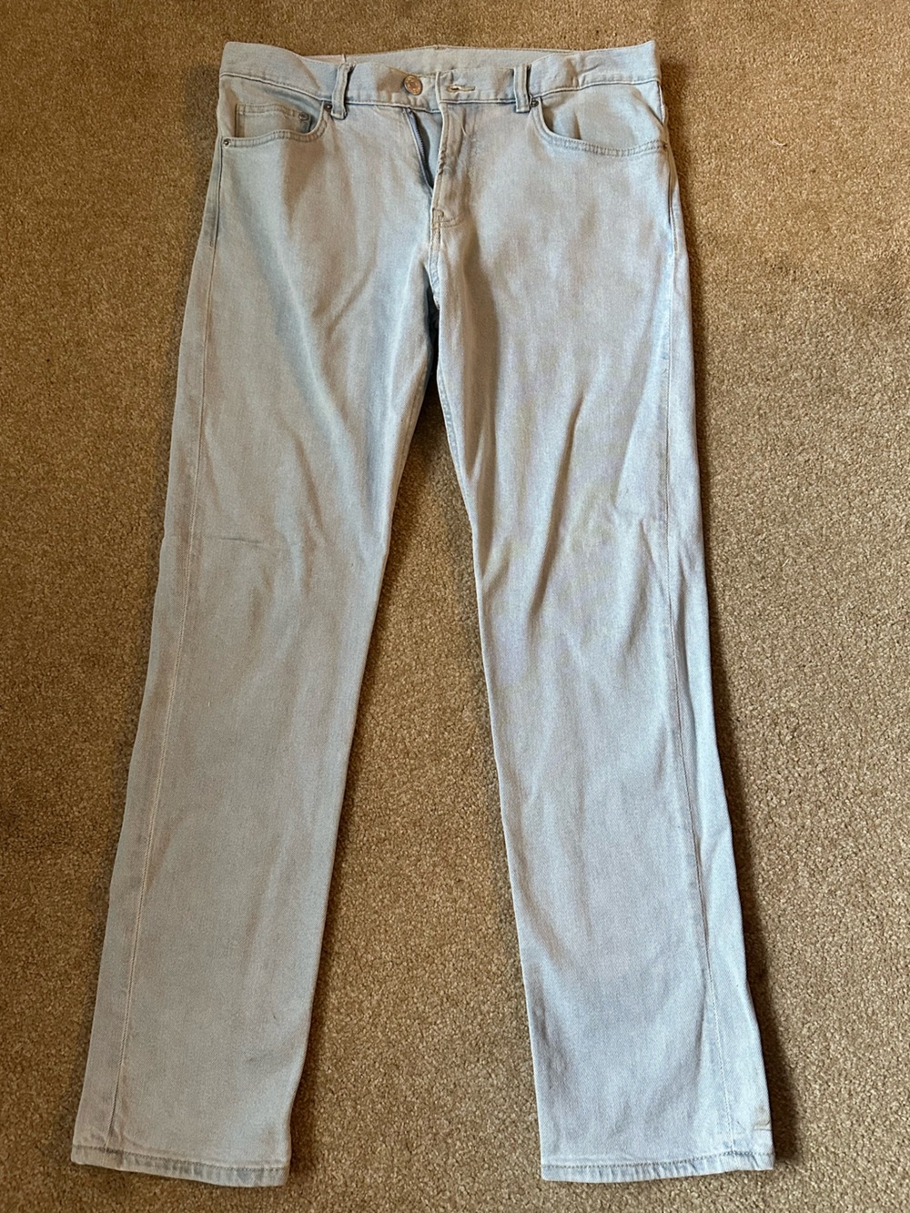 Men’s H&M & denim Light wash Slim jeans 32X32